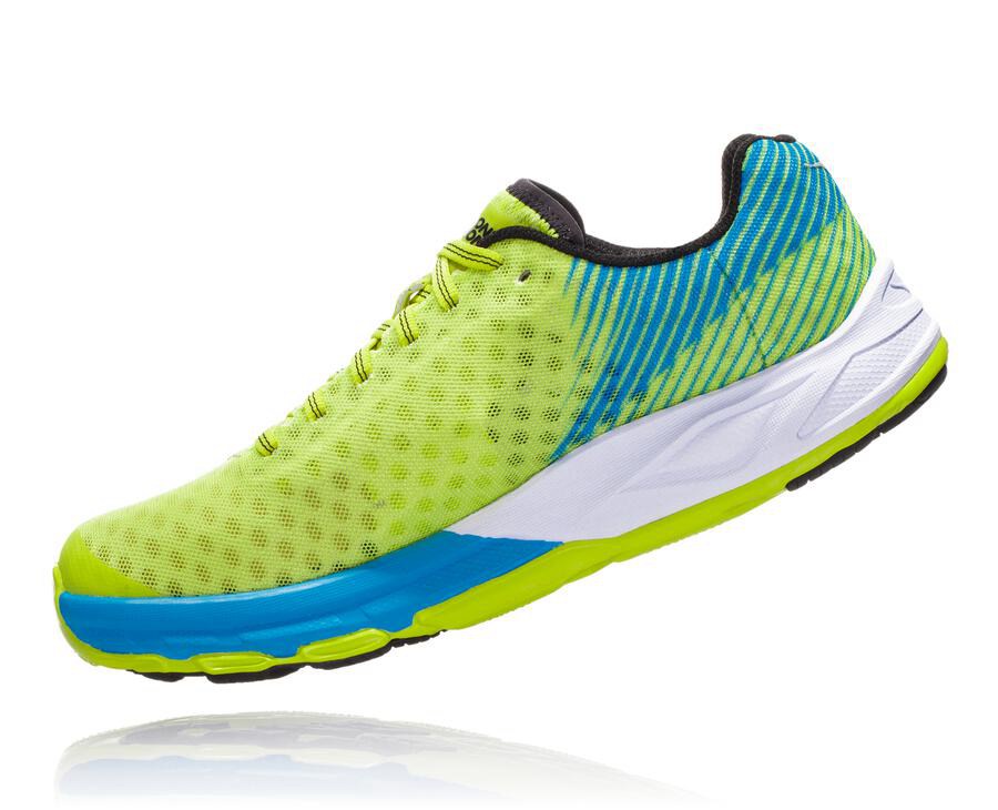 Hoka One One ランニングシューズ メンズ 緑/青 - Carbon EVOロケット - AU2743109